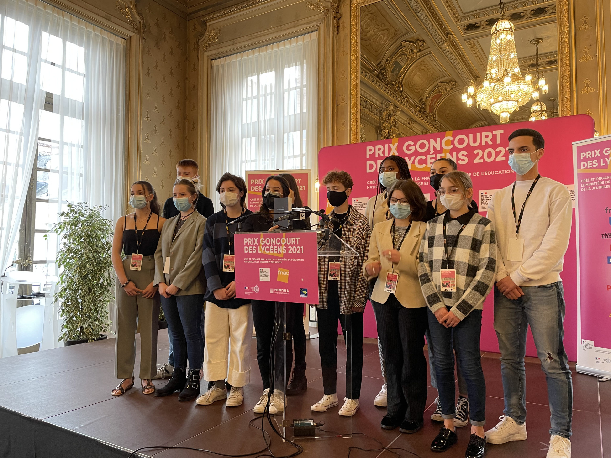 Proclamation à Rennes du Prix Goncourt des Lycéens 2019 ©Bruit de Lire